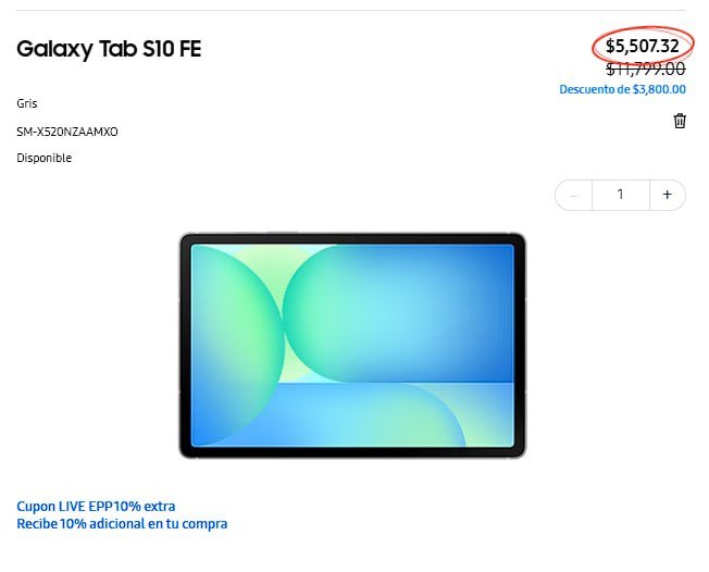 Galaxy Tab S10 FE