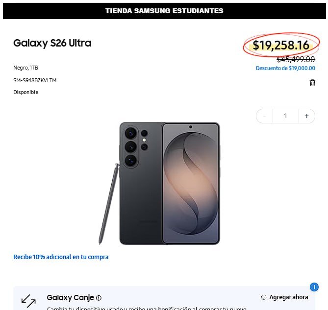 Galaxy S26 Ultra 1TB