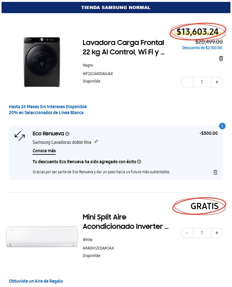 Lavadora Carga Frontal 22 kg AI Control, Wi Fi y SmartThings, Negra