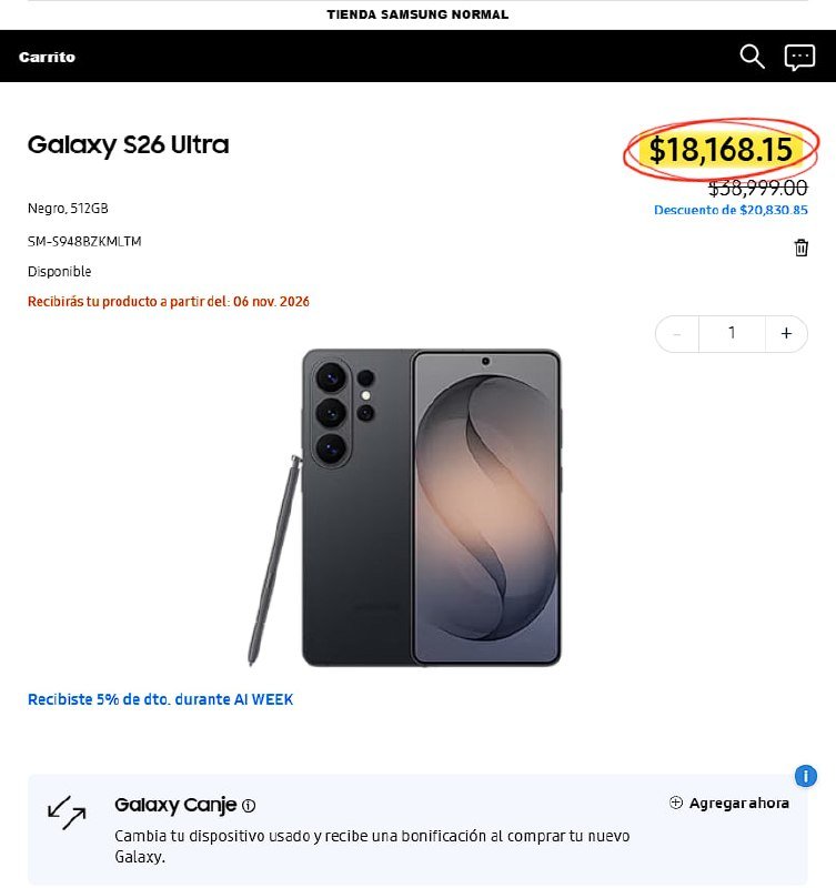 Galaxy S26 Ultra 512GB
